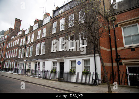 Accueil de T.E. Lawrence - Lawrence d'Arabie 14 Barton Street, London, S.W.1 où Lawrence vécu tout en écrit sept Banque D'Images