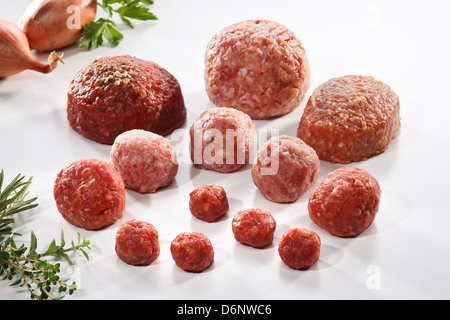 Riedlingen, Allemagne, Meatball Mix Banque D'Images