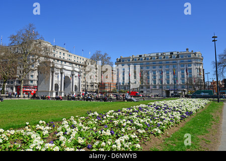 Marble Arch, Westminster, London, Greater London, Angleterre, Royaume-Uni Banque D'Images