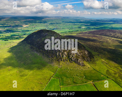 Slemish Mountain aérienne Co. Antrim Irlande du Nord Banque D'Images