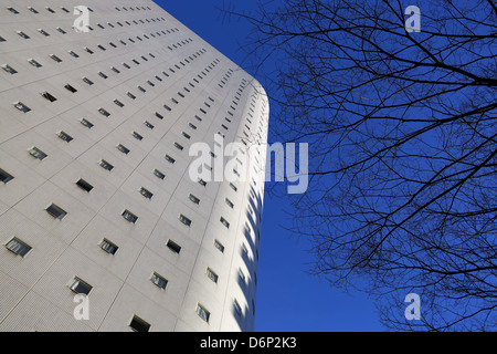 Fenêtres de l'hôtel Shinjuku Washington à Shinjuku, Tokyo, Japon Banque D'Images