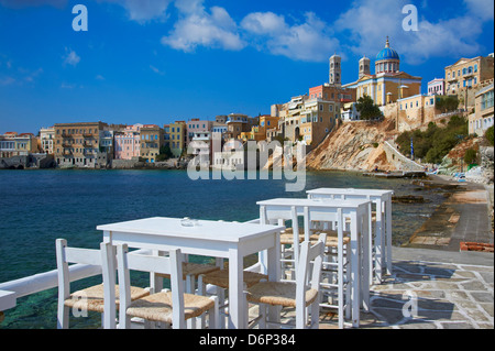 Ermoúpoli (Khora), l'île de Syros, Cyclades, îles grecques, Grèce, Europe Banque D'Images