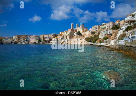 Ermoúpoli (Khora), l'île de Syros, Cyclades, îles grecques, Grèce, Europe Banque D'Images