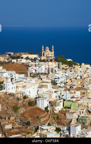 Ermoúpoli (Khora), l'île de Syros, Cyclades, îles grecques, Grèce, Europe Banque D'Images