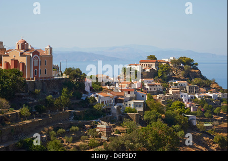 Ioulis (Khora), l'île de Kéa, Cyclades, îles grecques, Grèce, Europe Banque D'Images