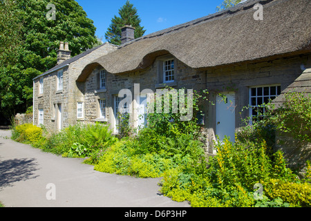 Chaumières, Buxton, Derbyshire, Angleterre, Royaume-Uni, Europe Banque D'Images