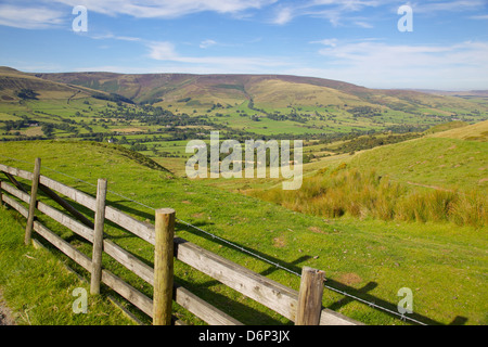 Vale de Edale, parc national de Peak District, Derbyshire, Angleterre, Royaume-Uni, Europe Banque D'Images