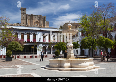 La Plaza Mayor et la Collégiale, Osuna, Andalousie, Espagne, Europe Banque D'Images