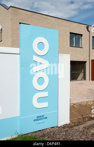 Développement de nouveaux logements à un Kneighton Trumpington Cambridge UK Banque D'Images