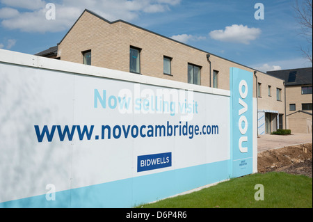 Développement de nouveaux logements à un Kneighton Trumpington Cambridge UK Banque D'Images