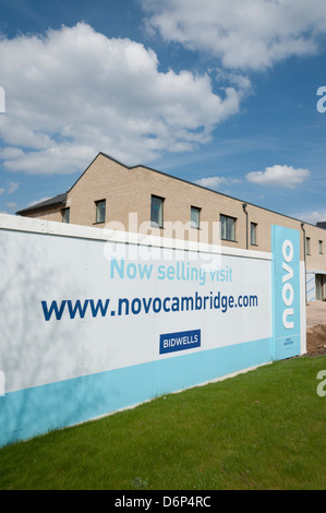 Développement de nouveaux logements à un Kneighton Trumpington Cambridge UK Banque D'Images