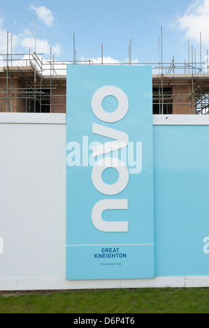 Développement de nouveaux logements à un Kneighton Trumpington Cambridge UK Banque D'Images