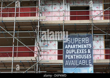 Développement de nouveaux logements à un Kneighton Trumpington Cambridge UK Banque D'Images