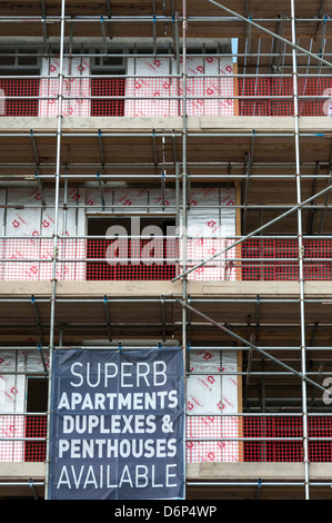 Développement de nouveaux logements à un Kneighton Trumpington Cambridge UK Banque D'Images