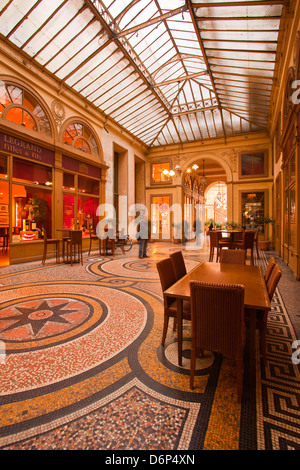 Galerie Vivienne à Paris, France, Europe Banque D'Images