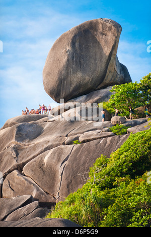 Formations rocheuses de Ko Similan Beach, île de Phuket, Phuket, Thaïlande, Asie du Sud, Asie Banque D'Images