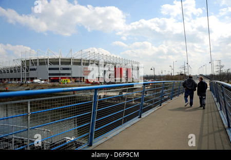 Middlesbrough football club Stade Riverside Cleveland Teeside UK Banque D'Images