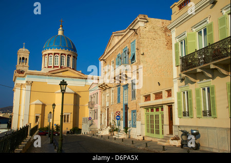 Ermoúpoli (Khora), l'île de Syros, Cyclades, îles grecques, Grèce, Europe Banque D'Images