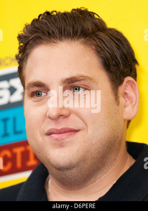 Jonah Hill "21 Jump Street" - les arrivées au 2012 SXSW Music, film  + Interactive Festival au théâtre Paramount Austin, Texas - 12.03.12 Banque D'Images