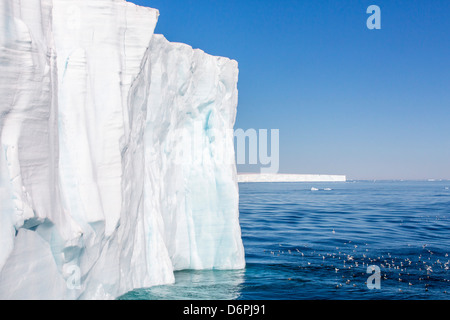 Austfonna, ice cap, Nordaustlandet Svalbard, Norvège, Scandinavie, Europe Banque D'Images