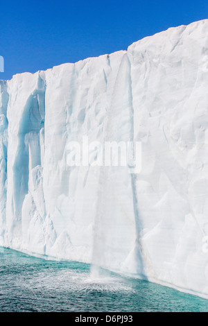 Austfonna, ice cap, Nordaustlandet Svalbard, Norvège, Scandinavie, Europe Banque D'Images