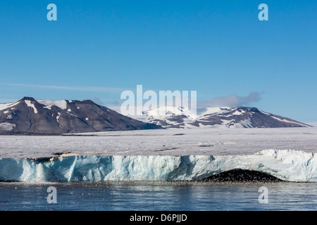 Negribreen Negri (Glacier), Olav V Terre, Spitzberg, archipel du Svalbard, Norvège, Scandinavie, Europe Banque D'Images