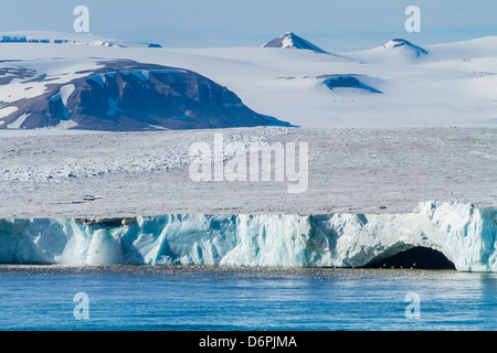 Negribreen Negri (Glacier), Olav V Terre, Spitzberg, archipel du Svalbard, Norvège, Scandinavie, Europe Banque D'Images