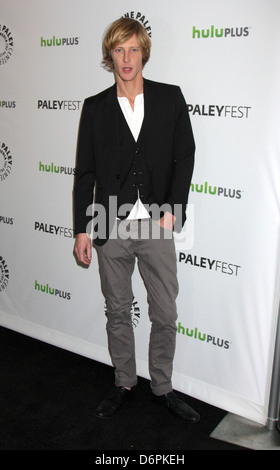 Gabriel Mann PaleyFest 2012 - 'Vengeance' événement au Saban Theatre - Arrivées Los Angeles, Californie - 11.03.12 Banque D'Images