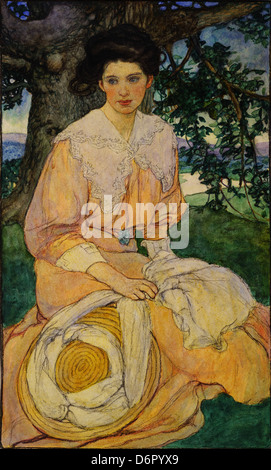 Giséle, par Elizabeth Shippen Green, 1908 Banque D'Images