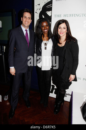 Ed Milliband, June Sarpong et Joanna Shields La WIE (femmes : l'inspiration et de l'entreprise symposium) à l'hôpital Club - Banque D'Images