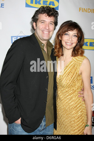 Craig Bierko et Ileana Douglas 'facile à assembler' Saison 3 premiere tenue à l'American Cinematheque's Egyptian Theatre Banque D'Images