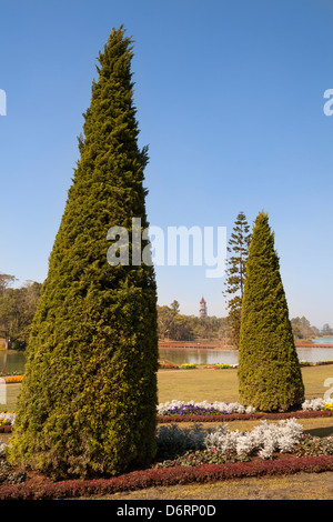 Kandawgyi National Gardens, Pyin Oo Lwin, également connu sous le nom de pyin u lwin (Maymyo et, près de Mandalay, Myanmar (Birmanie), Banque D'Images