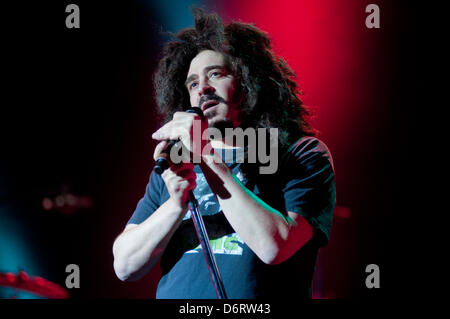 Londres, Royaume-Uni. 22 avril, 2013. Counting Crows en concert au Hammersmith Apollo de Londres. Banque D'Images