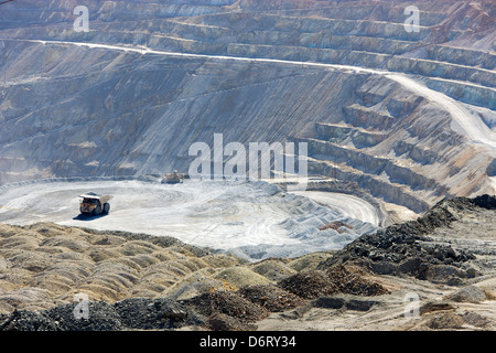 La mine de cuivre de Santa Rita, active l'exploitation minière. Banque D'Images