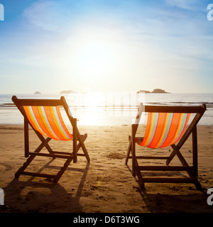 Vous pourrez vous détendre sur la plage Banque D'Images