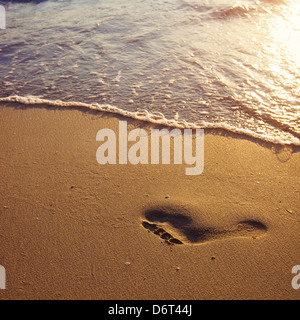 empreinte de pas Banque D'Images