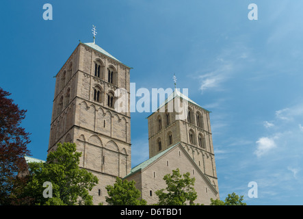 Célèbre cathédrale st paulus à Munster, Allemagne Banque D'Images