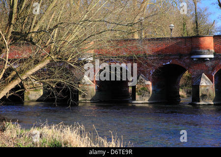 Vieux pont de Leatherhead, Surrey, Angleterre Banque D'Images