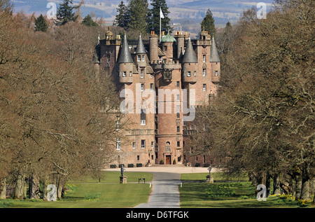 Le Château de Glamis, Angus, Scotland, UK Banque D'Images