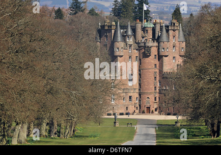 Le Château de Glamis, Angus, Scotland, UK Banque D'Images