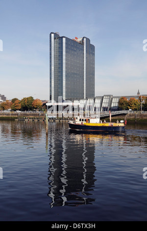 Crowne Plaza Hotel Glasgow à côté de la rivière Clyde, Congress Road, Finnieston, Écosse, Royaume-Uni Banque D'Images