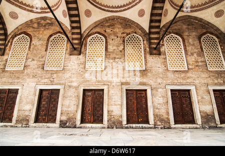 À l'intérieur de la mosquée bleue à Istanbul, sultanahmed Banque D'Images