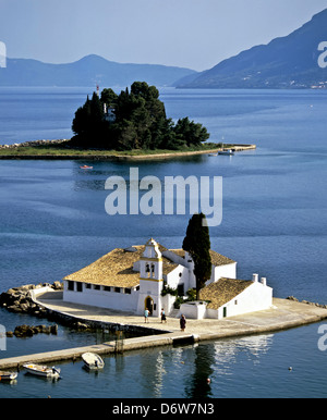 8458. L'île de la souris, Corfou, Grèce, Europe Banque D'Images