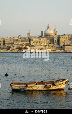 Vu de La Valette Malte Sliema Tigne Banque D'Images