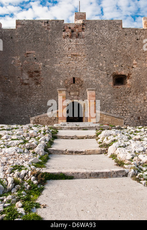 Chateau D'lf, détails architecturaux, France cote du Azur Banque D'Images