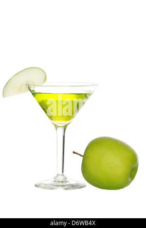 Martini apple avec des fruits Banque D'Images