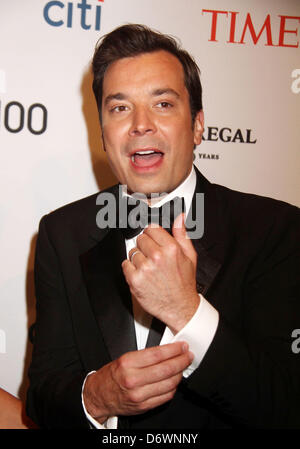 New York, USA. 23 avril, 2013. JIMMY FALLON assiste à l'heure 100 2013 Gala tenu au Time Warner Center. (Crédit : Crédit : Image/ZUMAPRESS.com/Alamy Kaszerman Nancy Live News) Banque D'Images