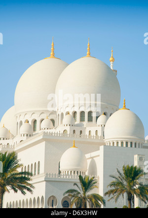 Belle Mosquée Sheikh Zayed à Abu Dhabi, UAE Banque D'Images