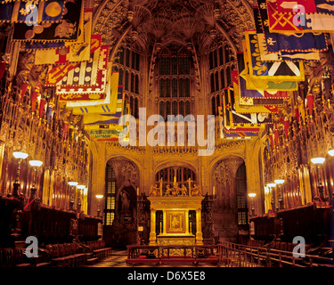 8561. Henry VII Chapel (Chapelle) Dame, l'abbaye de Westminster, London, UK Banque D'Images