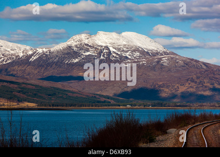 Vue de Torr na h-iolaire sur le Loch Carron, Highland, Ecosse, Royaume-Uni, Europe. Banque D'Images